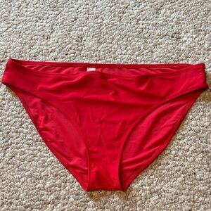 Aerie Vibrant Red Bikini Bottoms